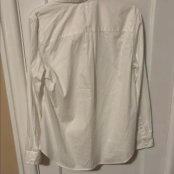 NWT GAP White Casual Button Down Shirt Classic Tailored Fit - Picture 4 of 4
